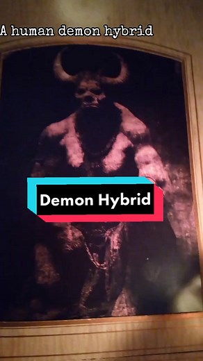 The human-demon hybrid. One of the most feared creatures within Saint George's Keep. Its origin is unknown, as are its current whereabouts. #horror #nephilim #occult #demon #booktok #theoldbreedhaxan