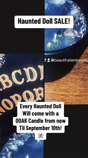 HUGE SALE on Haunted Dolls with OOAK Candles!