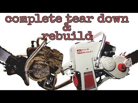 1950's Chainsaw restoration 🌳 David Bradley 360
