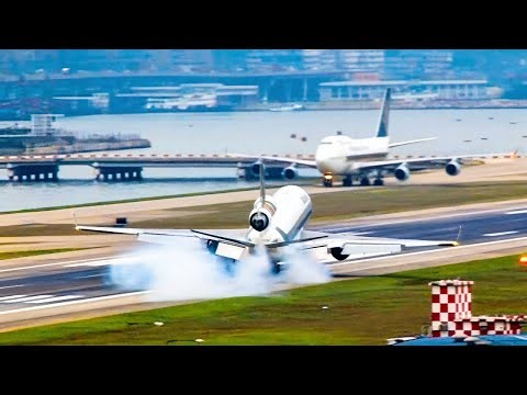 Plane Lands Way off the Centerline