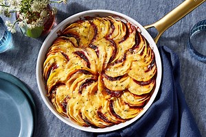 Autumn Vegetable Tian With Cheddar