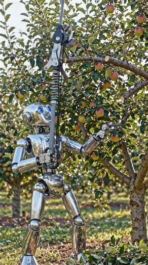 🌳✂️🤖#ai #robot #pruning #tree #precision #agritech #agrifuture #farming #advance #precision #shorts