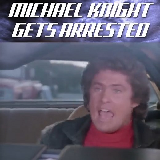 Michael Knight is arrested by the cops after a high-speed car chase! | Knight Rider