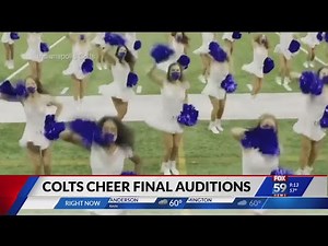 Colts cheerleading squad reaches final auditions