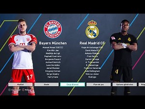 PES 2024 - Bayern vs Real Madrid - Gameplay PC | eFootball 2024 Concept - PES 2021 Mods