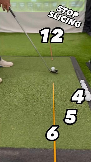 Slicing the ball?? Swing from 7/8 oclock and close the face 👌 #golf #golftips #slicetips #golfswing #golfdrills | Callum Beveridge Golf