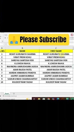 Excel सीखे #excel #shortsfeed #computer #shorts
