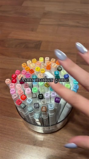 ASMR playing a game with markers!🫶🏻 #asmr #fyp #relaxingsounds #asmrvideo #whisperedasmr