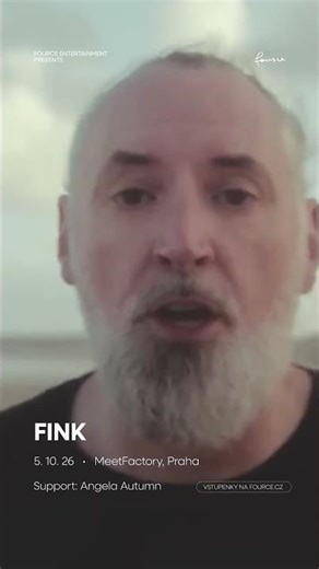 Fink se do Prahy vrátí 5. října 2026, spolu s nimi přijede nashvillská hudebnice Angela Autumn