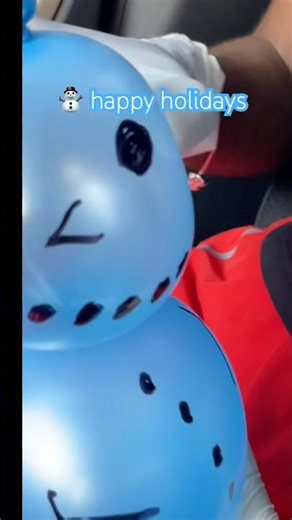 Snowman Balloon ASMR ☃️🎈