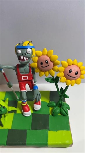 Zombie Meets Sunshine 🌞🧟‍♂️ | Cute Clay Art Transformation Magic