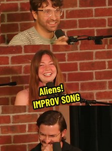 18K views · 234 reactions | Aliens! | IMPROV SONG #improv #song #aliens #musicalmonday #improvbroadway | Zach Atherton | Facebook