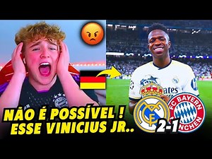 GERMAN FAN WAS DISGUSTED BY VINICIUS JR IN REAL MADRID 2x1 BAYERN MUNICH