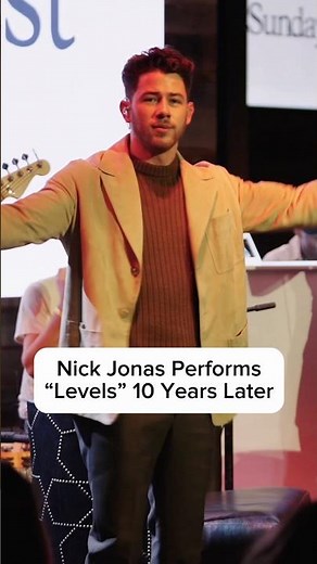 Nick Jonas Sings Levels 10 Years Later #nickjonas #jonasbrothers #sundaybest #album #levels