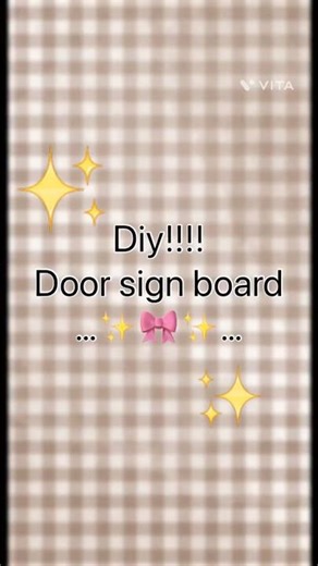 ✨Door sign board✨🍒#diy #art