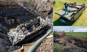 WWII tank buried underground for 74 years is completely restored