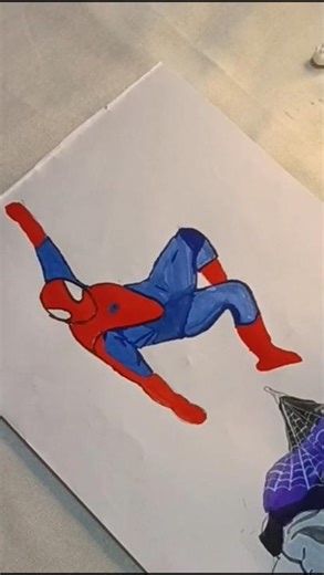 spider man tutorial check out #drawing #painting #viral #artwork #trending #diy #shorts #ytshorts