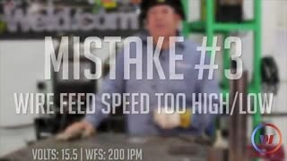 Happy Monday #welders Common mistake #3 for MIG welding is your WFS being too high or too low! The relationship between voltage and wire feed speed is important as they relate to each other when MIG #welding. Have you experienced this? #welddotcom #weldapp #weldingcommunity #migmonday | Weld.com