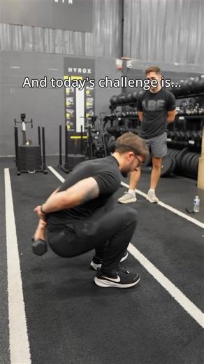 This one will TEST your mobility 😂 Safe to say the team has some work to do in that department 😅 Tag a friend who you think would beat this challenge 😏 | Vision Health & Fitness Club