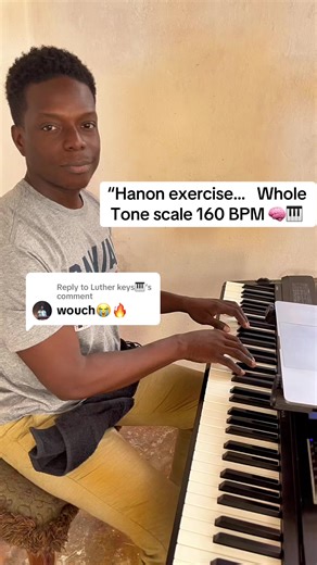 Whole Tone Scale Hanon Exercise at 160 BPM