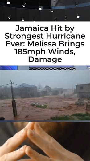 15K views · 211 reactions | Jamaica Hit by Strongest Hurricane Ever: Melissa Brings 185mph Winds, Damage | Sci-Tech Channel | Facebook