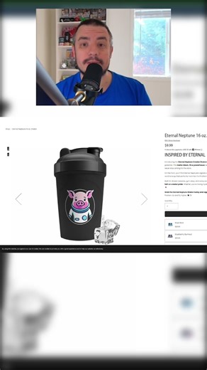 Eternal Neptune First Merch Drop 🚀 | 16 oz Creator Shaker Reveal (Limited Edition) #eternalneptune