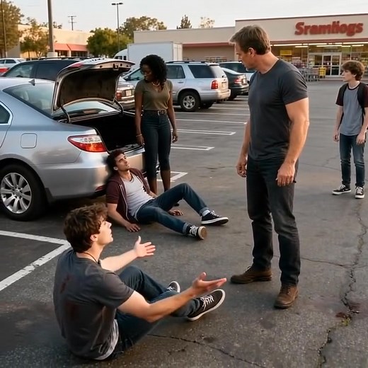 They mocked my wife for being Black, called her a “charity case,” and threw a drink on her. They thought I was just an old man. They didn’t know I’d spent 20 years in the Marines. It was a quiet Saturday in Richmond. My wife, Danielle, was picking peaches, humming, radiant as always. Four young men snickered, pointed, and insulted her. I smiled—the kind that says I see you. She whispered, “Mark, not worth it.” I looked away, but their laughter followed. Then they threw soda on her. Time stopped.