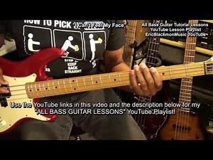 EricBlackmonMusic BASS Guitar Lessons YouTube Playlist