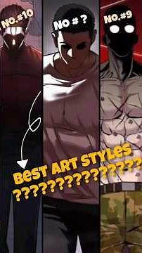 which one is the best ptj manhwa art style 🥶#lookism #shortanime #shorts