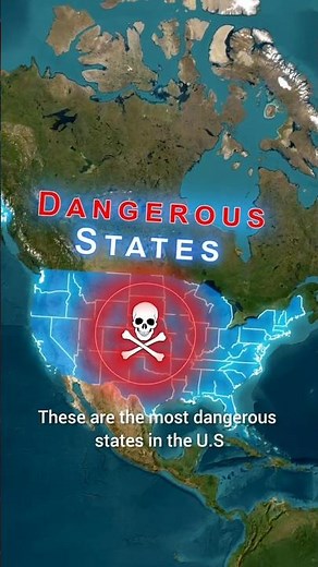 Top 5 most dangerous states in U.S 🔥