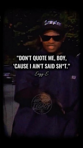 One Of Eazy-E’s Most Legendary Lines 🔥