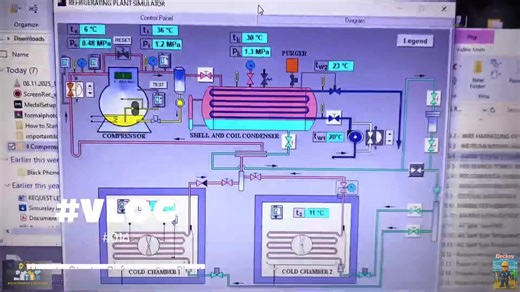 Refrigeration Plant Simulation: Step-by-Step Operation Guide