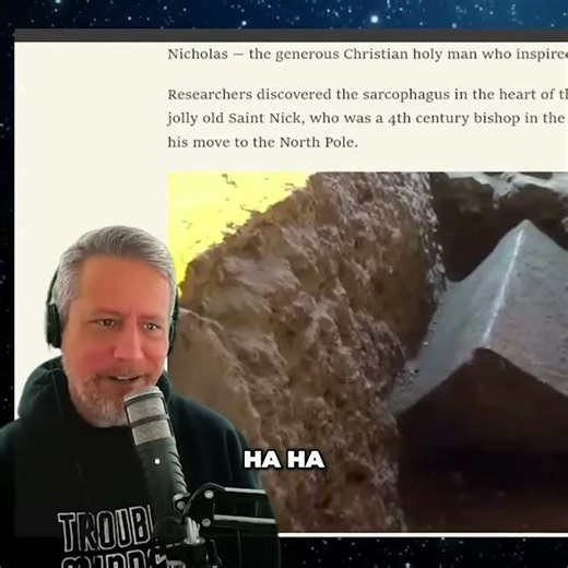 Santa’s Lost Tomb Discovered in Turkey? 😱 #podcast #strangerthanfiction #stnicholas