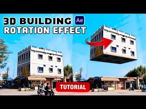 How To Create 3D Building Rotation Effect in After Effects Tutorial | Master the 3D Workspace