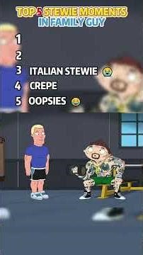 Top 5 Stewie Moments in family guy ❤️🙏✝️😇