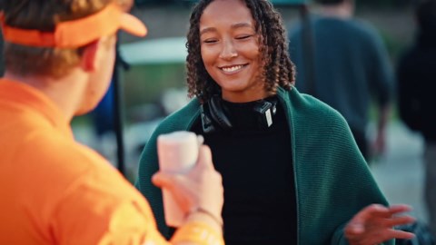 JBL Grip - Compact Bluetooth Speaker with Bold JBL Pro Sound and Ambient Light, up to 14 Hours of Playtime, Water, Dust and Drop-Proof (IP68), & Multi-Speaker Connection with Auracast™ (Purple)