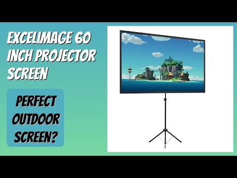 REVIEW (2026): Excelimage 60 Inch Projector Screen. Features