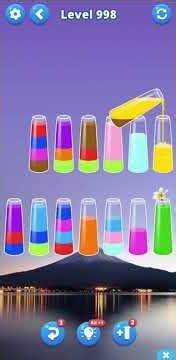 Water color sort level 998 #androidgameplay #watersortpuzzle #shorts