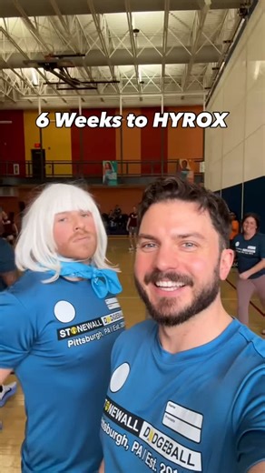 Devin | Ultra Runner & HYROX on Instagram: "If you stay ready, you ain’t got to get ready…💅 - Werking hard to prepare for mens open doubles…🫣 - - #hyroxtraining #dodgeball #lgbtq #gay #hybridathlete"
