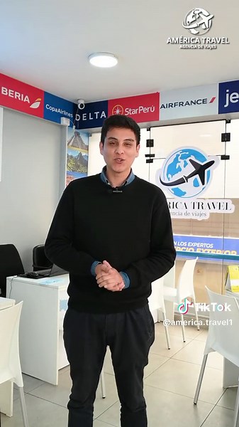 ¿Piensas viajar al extranjero? ✈️ En América Travel 🌎 te brindamos desde la reserva de pasajes aéreos hasta la organización de emocionantes paquetes turísticos. ✨ Todo con asesoría personalizada y un seguimiento continuo para que tu viaje sea totalmente seguro y sin ningún inconveniente a la hora de ingresar a tu país de destino. 🤩🧳 ⏩ También nos hacemos cargo de tu estadía, trámites documentales y mucho más!!! Con nosotros vivirás aventuras y experiencias inolvidables. 🍃 ¿Listo para embarca