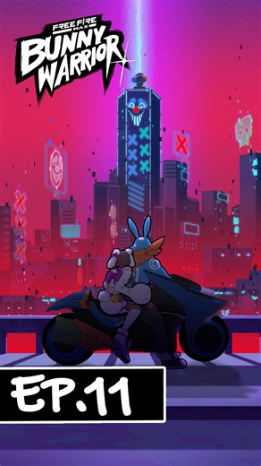 What?! A new Criminal show up! Neon just glitched the whole city ⚡⚡ #FreeFireMAX #BunnyWarrior #TopCriminal | Garena Free Fire