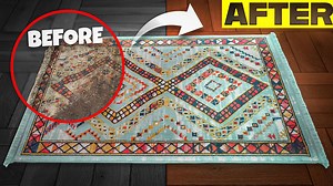 I transformed a neglected rug in minutes!✨
