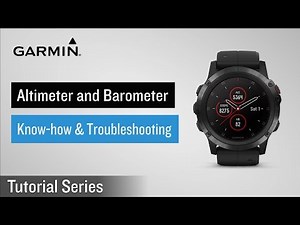 Tutorial - Altimeter and Barometer : Know-how & Troubleshooting