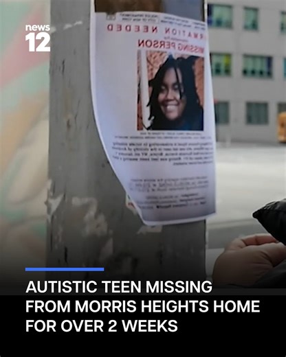 MISSING TEEN: A Morris Heights mother has been searching for her missing teen for over 2 weeks. https://bit.ly/4qZBqzf | News 12