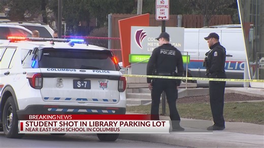 Columbus City Schools student shot near library
