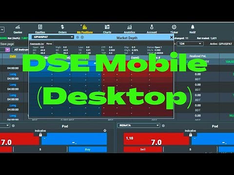 How to use DSE mobile Investor (Desktop) || M-Invest New FlexTP
