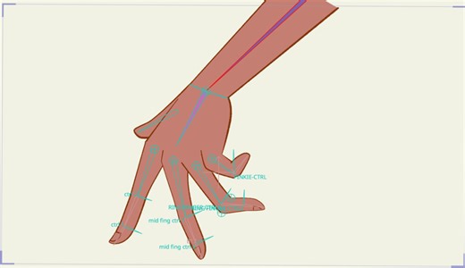 Disney Style Moho Hand Rig   Included Animation