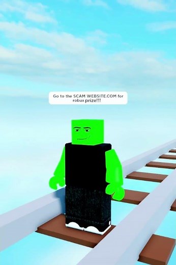 🤑SCAM BOT🤑 in cart ride experience #roblox #scambot