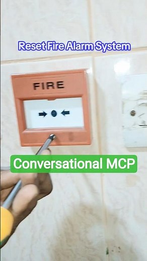 how to reset for glass 👍👍#fire #firealarm #trending #viral #emergency #experiment