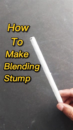 How to make blending stump at home step by step tutorial 🔥 | #blendingstump #tutorial #shorts